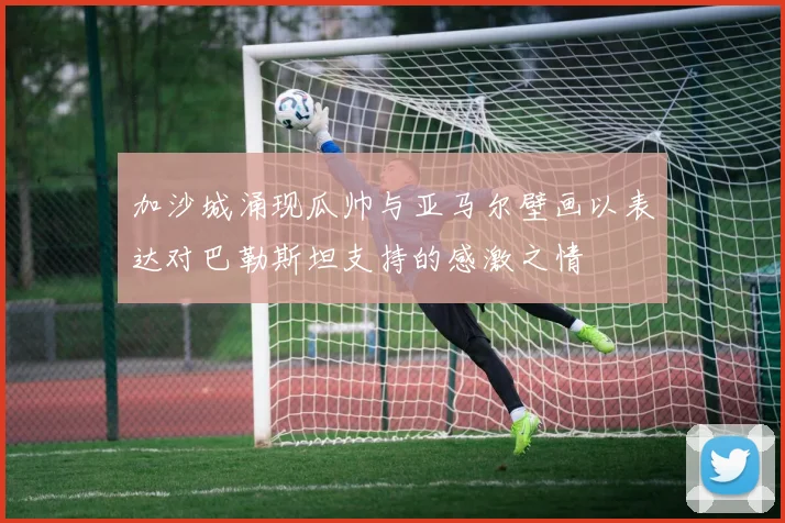 加沙城涌现瓜帅与亚马尔壁画以表达对巴勒斯坦支持的感激之情
